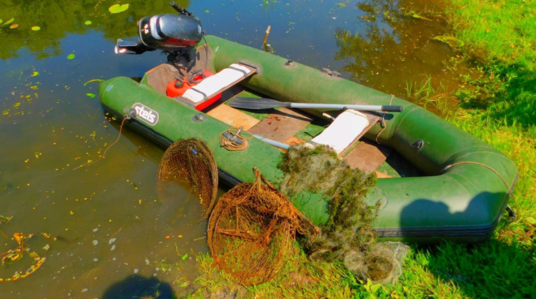 Браконьєрство процвітає: за півроку на водоймах області вилучили 46 км сіток та понад 100 тонн риби