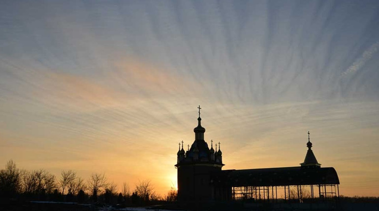У Георгіївці спалахнув храм