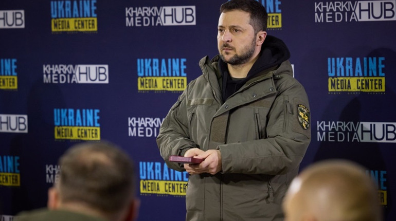 В День ЗСУ Президент України відвідав Харківщину та нагородив військових. Фото