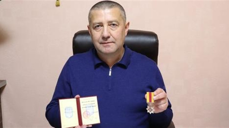 Директор ТОВ «Альфа-Газ» Віталій Скоп отримав медаль від Міністра оборони України