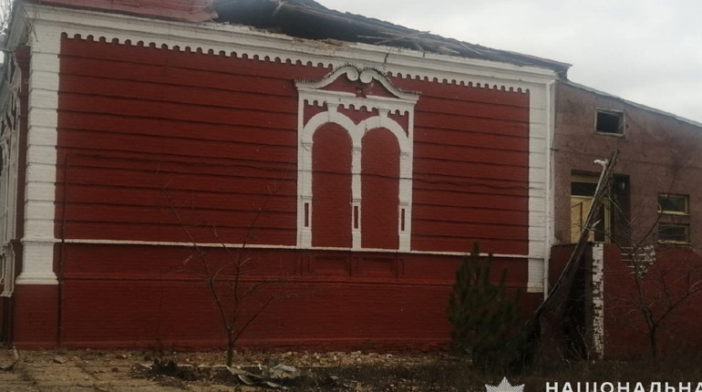 В Гуляйполі ворожими снарядами пошкоджено історичну будівлю
