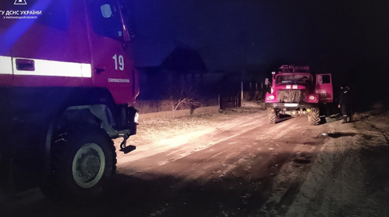 На Різдво у Старокостянтинові згорів житловий будинок