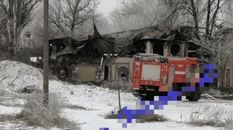 В центрі окупованої Волновахи згоріло популярне кафе. Ситуація станом на 16 січня