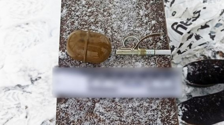 Затримали нетверезого чоловіка, що ходив Корюківкою з гранатою