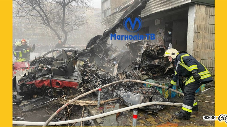 У Броварах на Київщині поблизу дитячого садка впав гвинтокрил