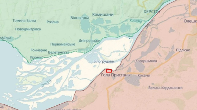 У Голій Пристані знищена база окупантів