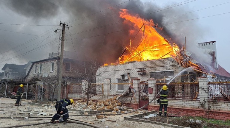 Нова Каховка частково без світла