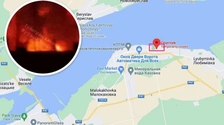 У Каховці ЗСУ поцілили в склад БК ворога