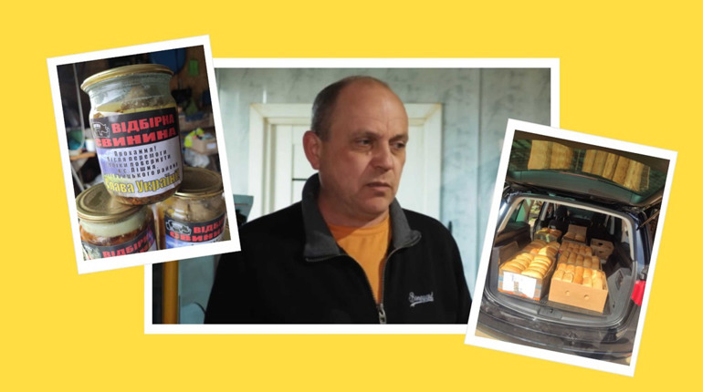 15 тисяч банок тушонки за рік: як підприємець із Лішні допомагає нашим військовим