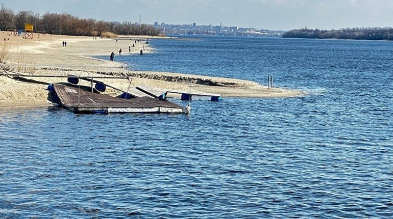 Плюси в обмілінні Каховського моря