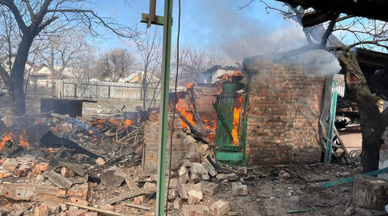 20 березня ворог обстріляв Торецьку громаду. За добу постраждали 15 населених пунктів Донеччини