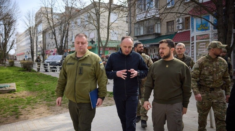 ﻿﻿Володимир Зеленський відвідав Херсонщину