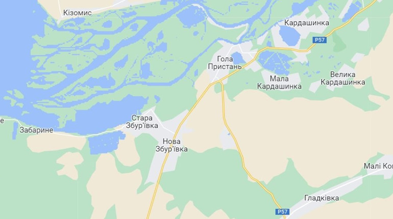 ЗСУ поцілили у парк військової техніки окупантів у селі Нова Збур‘ївка на Скадовщині