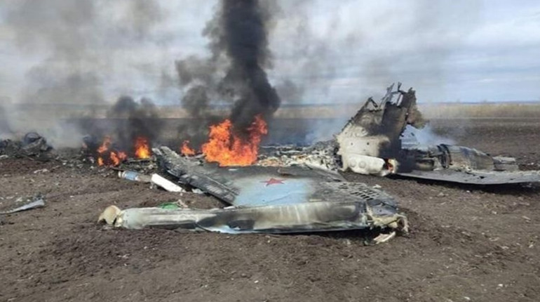 Під Бахмутом ЗСУ знищили російський бомбардувальник Су-24М