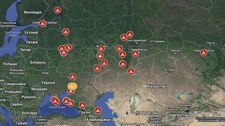 В Україні створили карту таборів, куди росіяни вивозять дітей з тимчасово окупованих територій