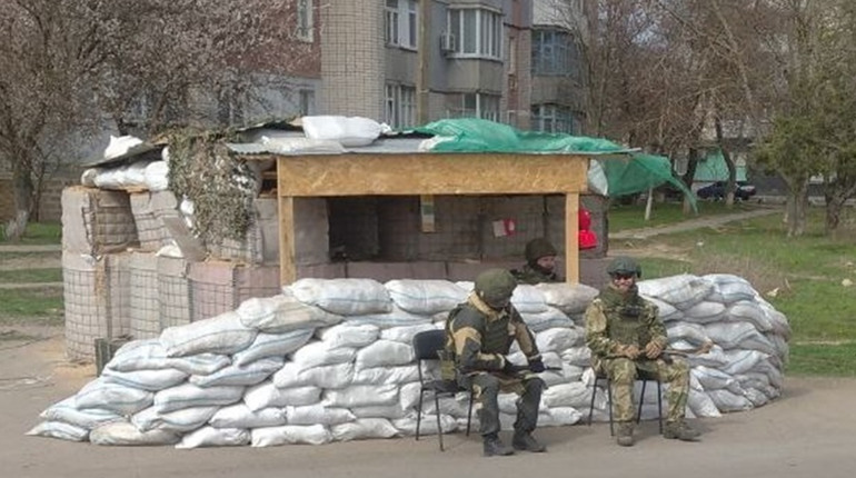 Українські партизани виклали в мережу мапи місць розташування окупантів в Каховці. Фото