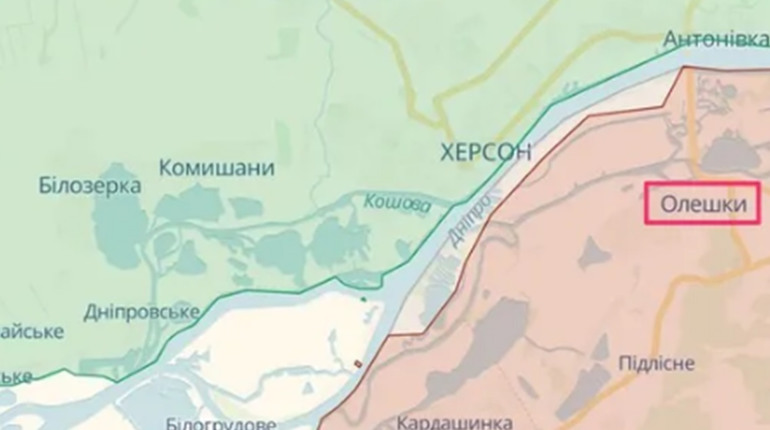 ЗСУ затопили човен окупантів й "накрили" позицію РФ під Олешками