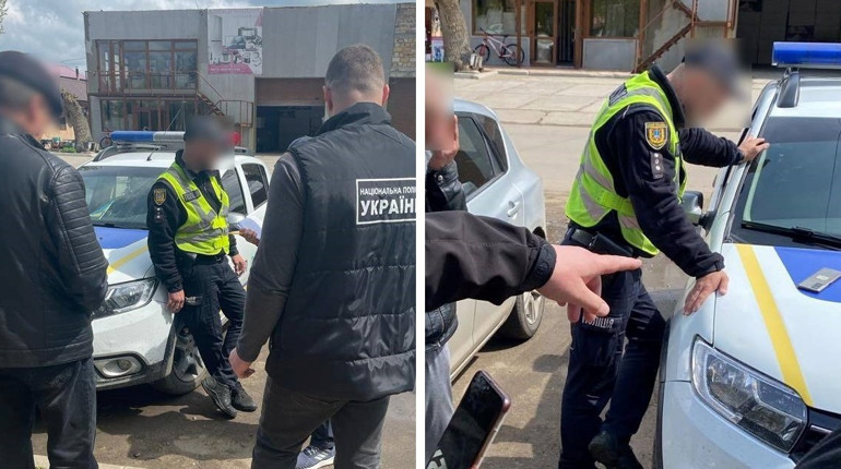 На Одещині патрульний вимагав хабар з військового за авто, яке він готував відправити на фронт