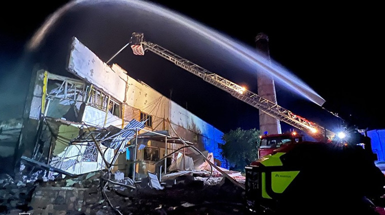 В ніч на 13 травня Миколаїв обстріляли ударними дронами