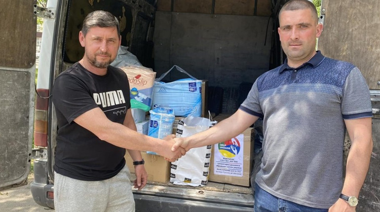 Черкаський районний гуманітарний хаб-склад продовжив роботу з прийому та відправки вантажів допомоги