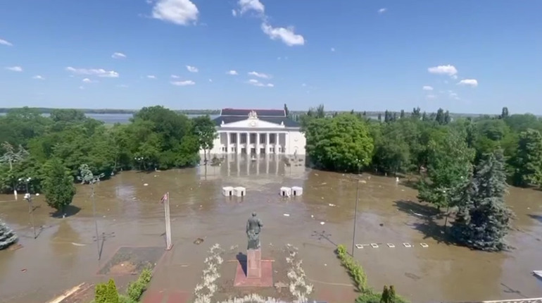 Вода у Новій Каховці вже не прибуває