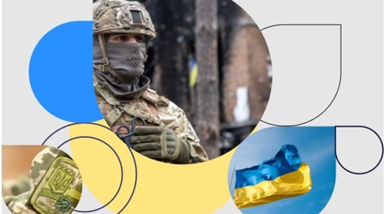 Андрій Синюк у циклі патріотичних робіт показує, як наші герої на фронті перемагають окупантів