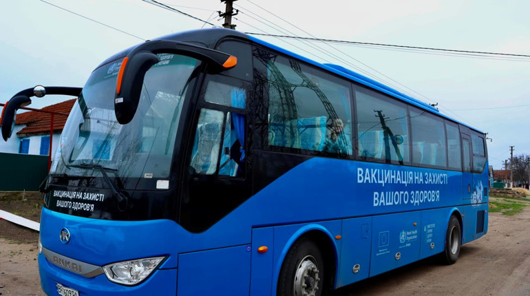 В Одеському районі курсуватиме вакцинобус для щеплення від ковіду і рутинної імунізації: який графік