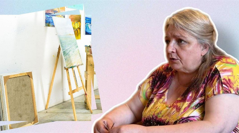 “Від зневіри рятує мистецтво”. Ольга Кіцманюк про роботу студії “Веселка” у Жовтих Водах