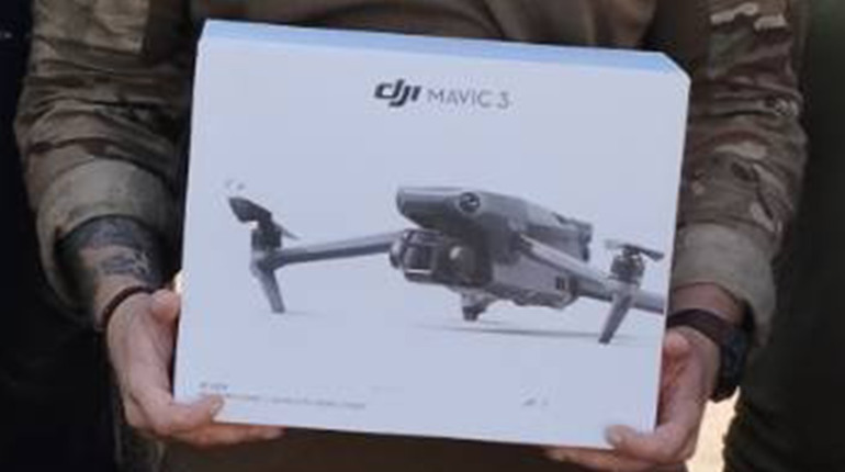 У Краснолуцькій громаді для військових придбали квадрокоптер Dji Mavic