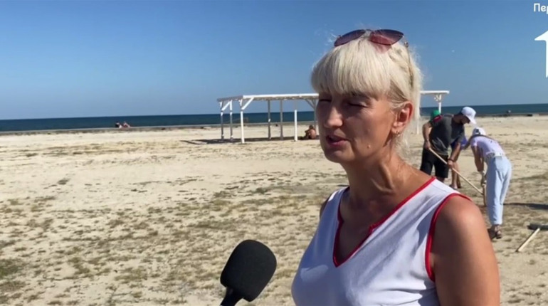 Ще одна зрадниця з Генічеська — Олена Пісковська, засвітилась на пропагандистських відео окупантів