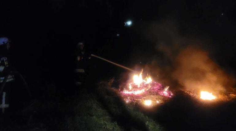 У Циблівській громаді горіло сміття