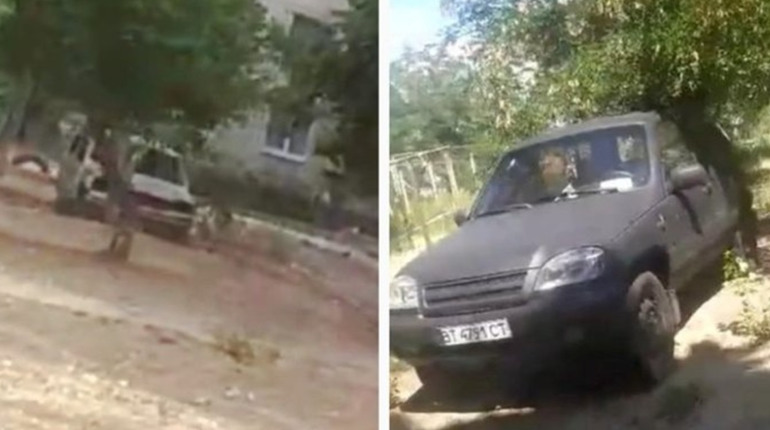 У Новій Каховці партизани підірвали "виборчий" автомобіль