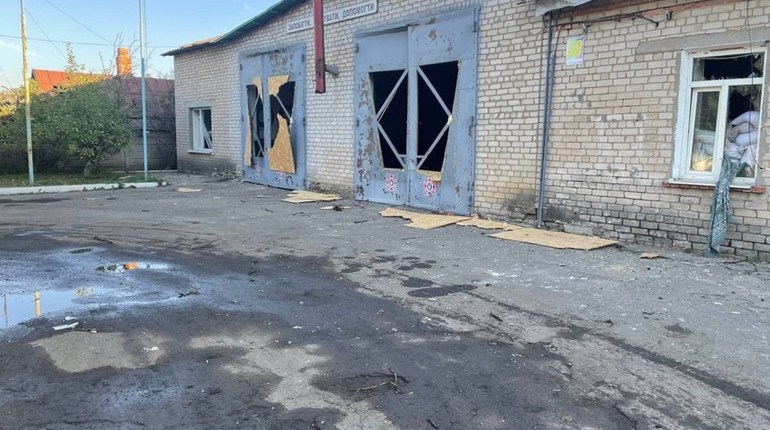 В Оріхові війська рф обстріляли пожежну частину