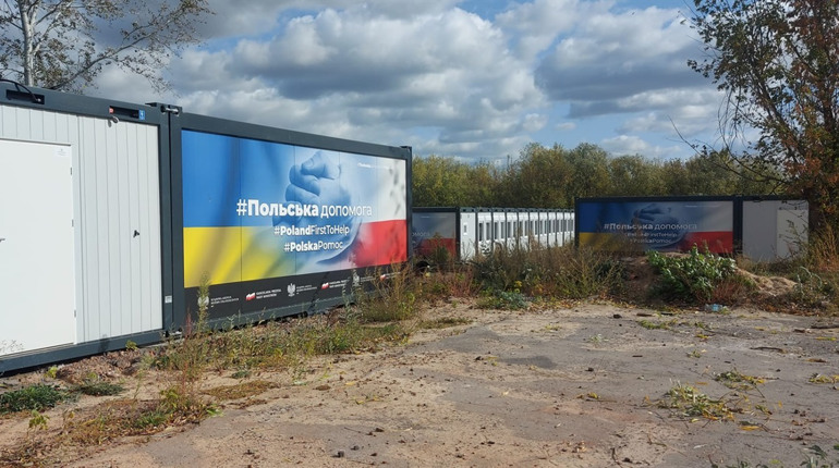 Біля Чернігова понад рік простоює порожнім модульне містечко для переселенців. Чому