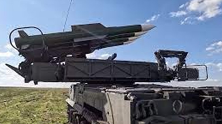 Окупанти втопили в озері Сиваш самохідний зенітний ракетний комплекс "Бук" біля Генічеську