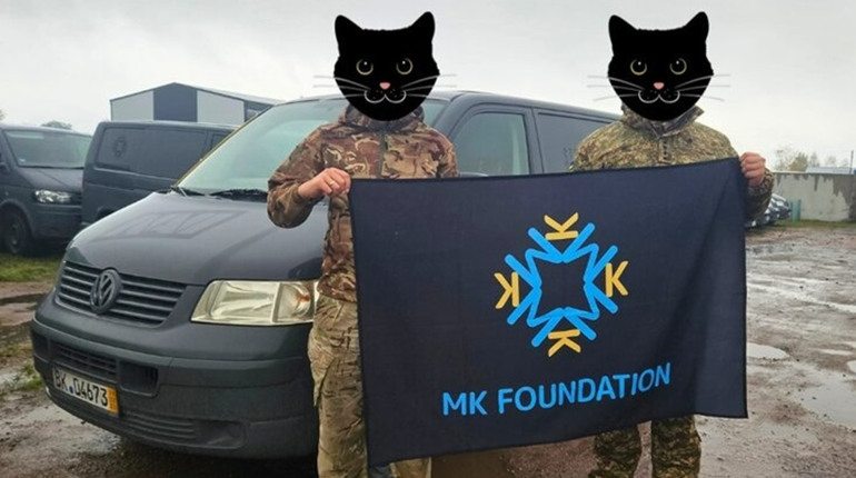 Благодійний фонд Максима Кріппи MK Foundation за жовтень передав ЗСУ 128 автомобілів