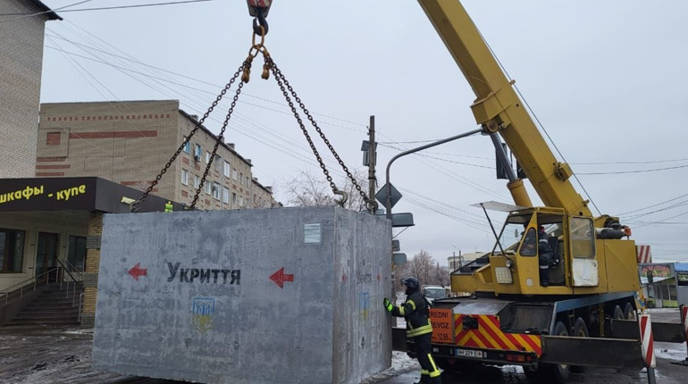В Торецькій громаді завершили встановлення мобільних укриттів