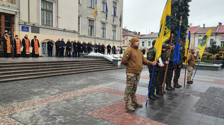 У Дрогобичі попрощалися з бійцем «Азову» Андрієм Славичем