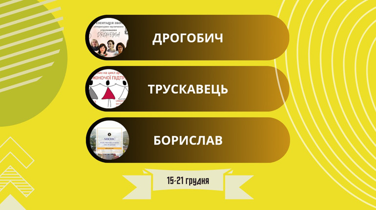 Презентація збірки “Дроhema”, відкриття виставки "Коловорот" і гра "Мафія": афіша на 15-21 грудня