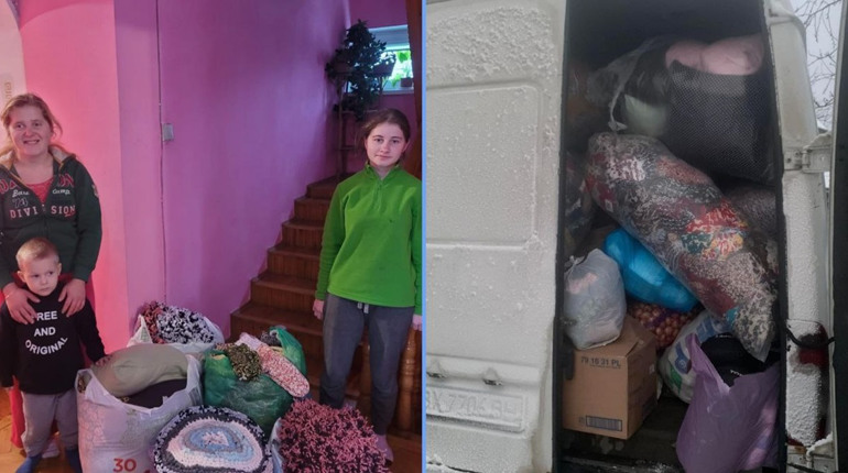 Родина з Голої Пристані, яка виховує 20 дітей, активно займається волонтерством для ЗСУ