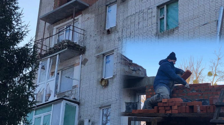 У Тростянці відбудовують багатоповерхівку на Нескучанській: що вже встигли зробити