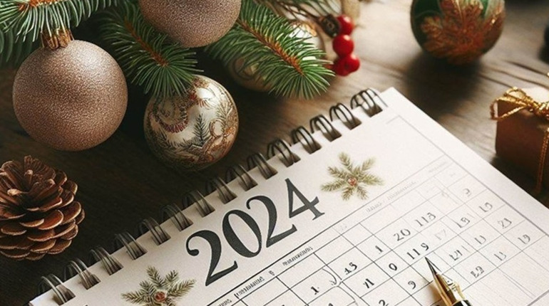 Календар вихідних і свят січня 2024. Що відзначаємо цього місяця