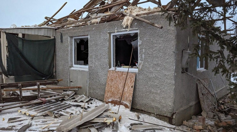 Внаслідок обстрілу Гуляйполя частково зруйновані понад 20 приватних і багатоквартирних будинків
