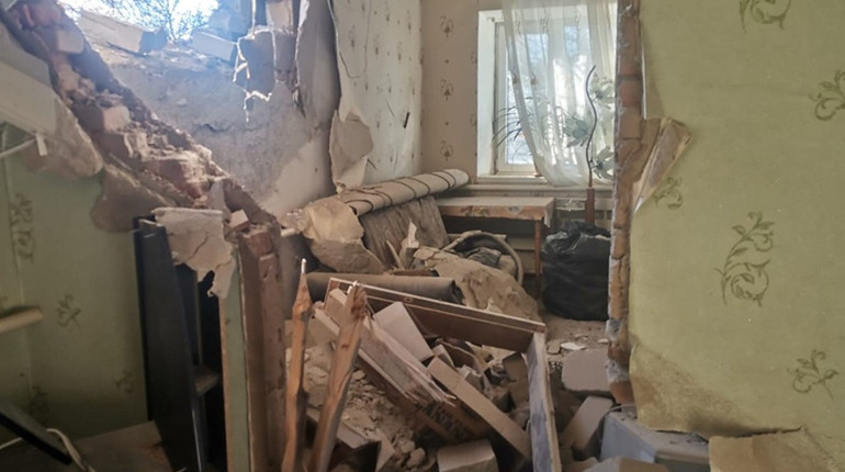 У Гуляйполі черговою ворожою атакою зруйнована житлова інфраструктура