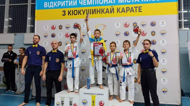 Юні фастівчани посіли призові місця на відкритому чемпіонаті з карате