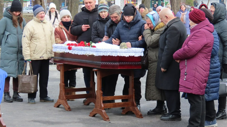 В останню путь провели солдата Миколу Якименка (ВІДЕО)
