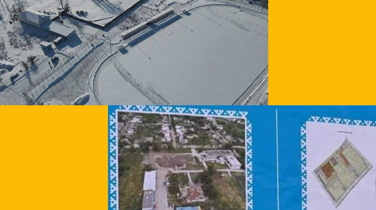 На руїнах волноваської школи окупанти будують спортивний комплекс. Що відомо