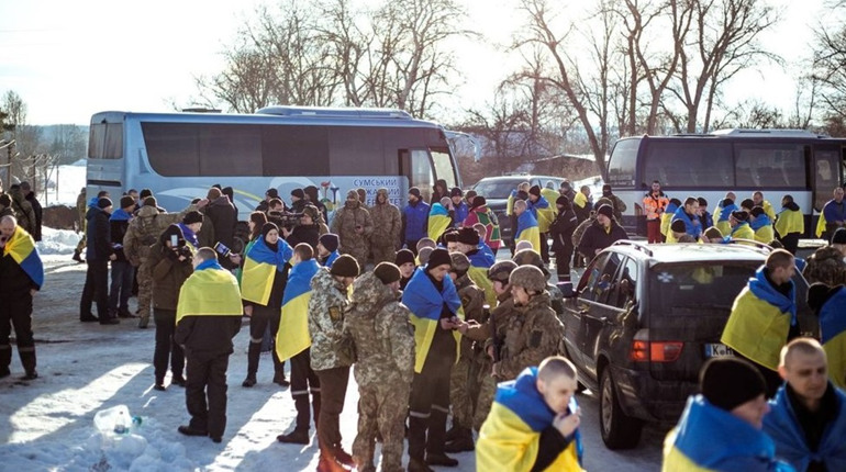 Сірогозщина вітає звільнених 31 січня з російського полону земляків