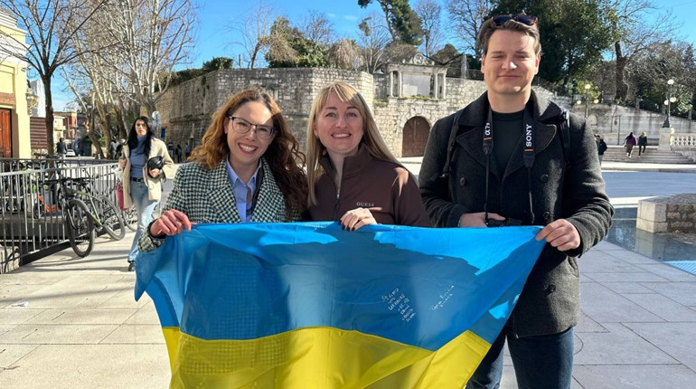 Українська делегація журналістів в Хорватії. Стійкість України в умовах російської агресії