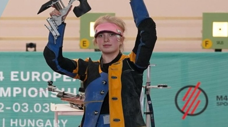 Фастівчанка Марія Сташко виборола бронзу на чемпіонаті з кульової стрільби